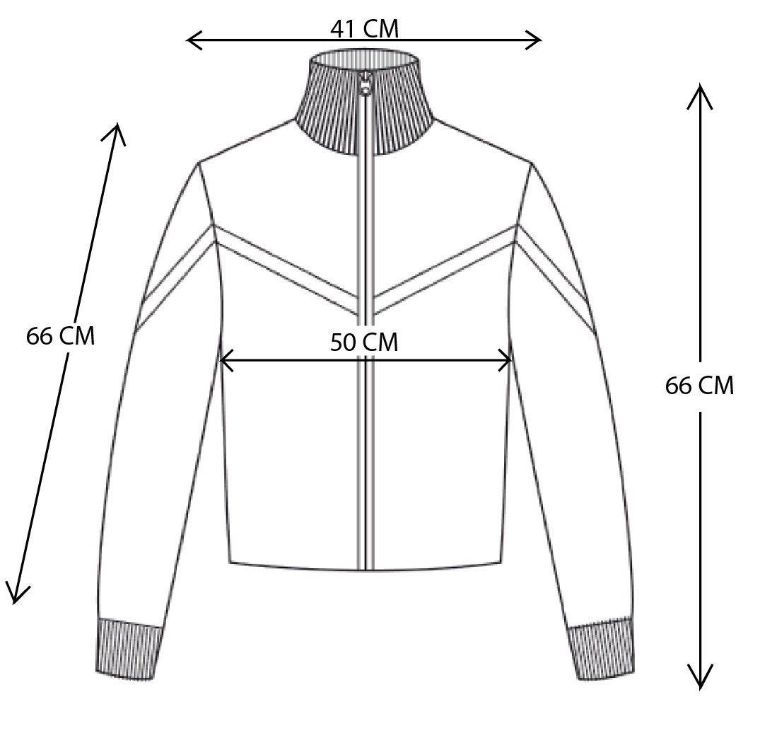 Size Guide Knit 70s Track Jacket — ERNEST W. BAKER